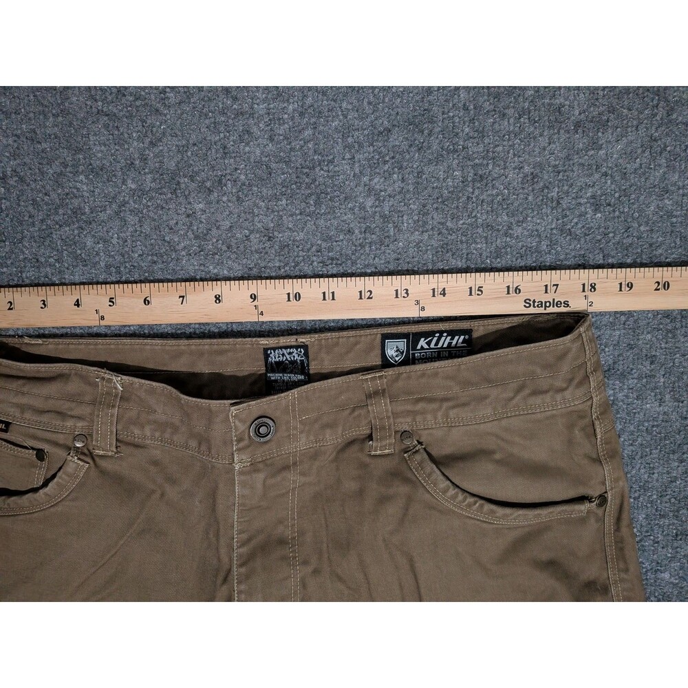 Kuhl Rydr Pants Mens 36x32 Outdoor Hiking Vintage Patina Dye Brown - Picture 4 of 11